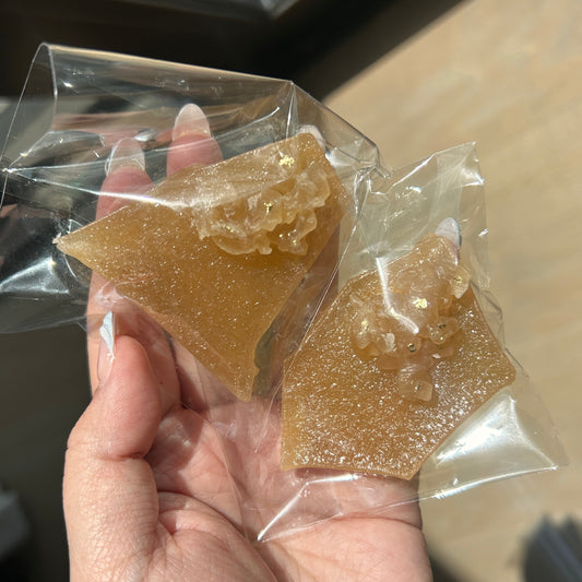 sample crytsalicious snacks peach ice tea crystal candy UK