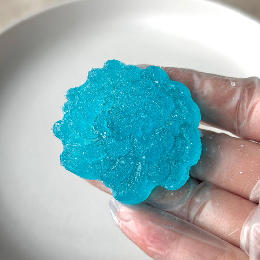 crystalicious snacks sample  sour blue raspberry crystal candy uk