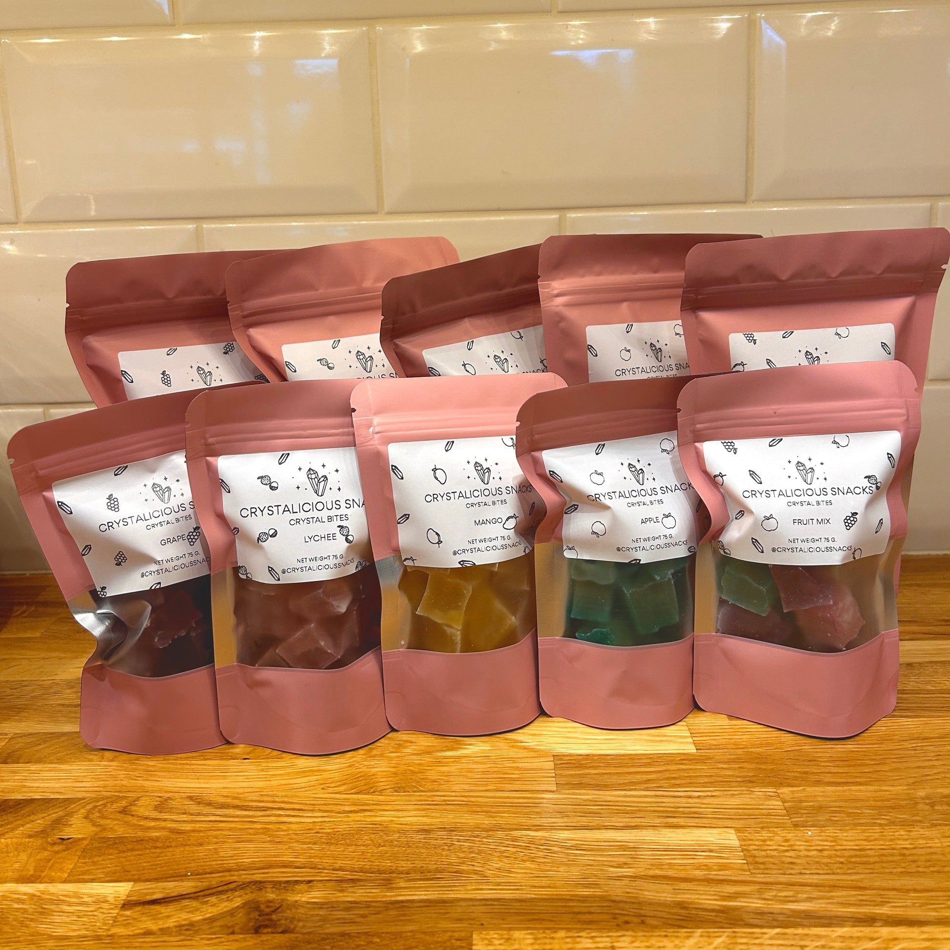 Crystalicious Snacks Crystal Bites Bags