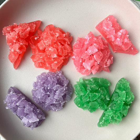 Crystalicious Snacks fruity mix flavours crystal candy UK