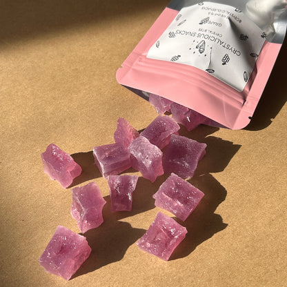 Crystalicious Snacks Crystal bites grape pieces