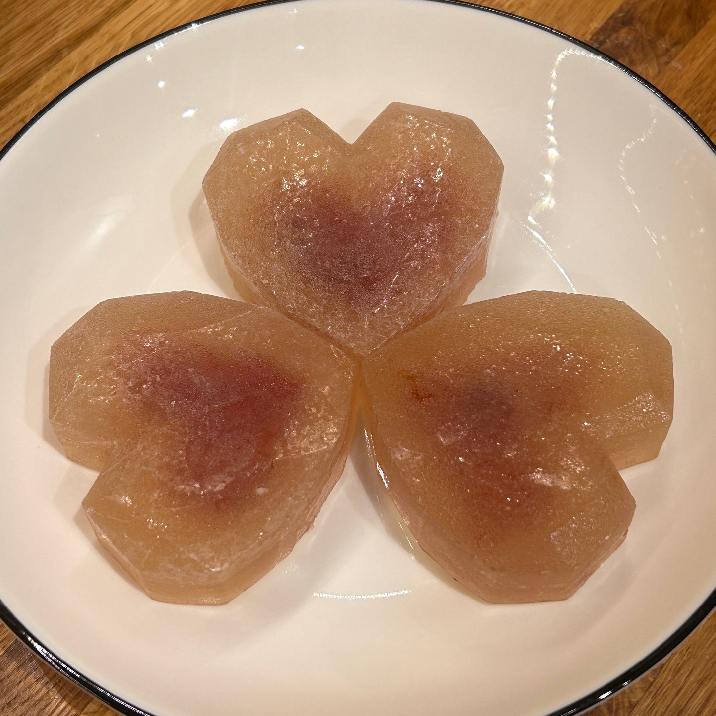 cupid's heart vanilla crystal candy strwberry jam crystalicious snacks