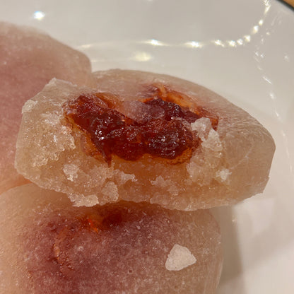 cupid's heart vanilla crystal candy strwberry jam crystalicious snacks