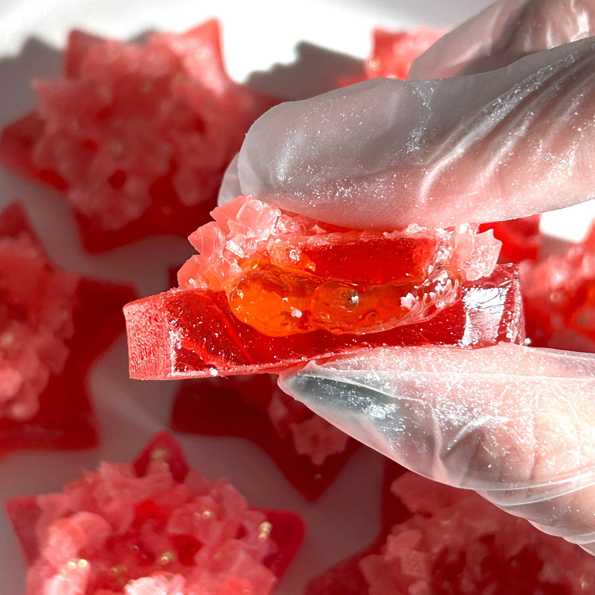goey filling cranberry lemonade crystal candy crystalicious snacks UK